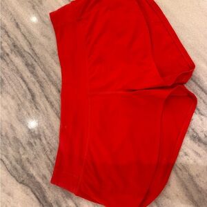 lululemon athletica Red Athletic Shorts